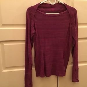 Lululemon super soft running shirt or warm yoga base layer